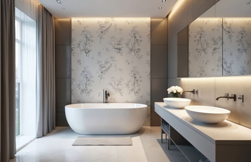 Freestanding Bathtub in a Spa-Like Setting