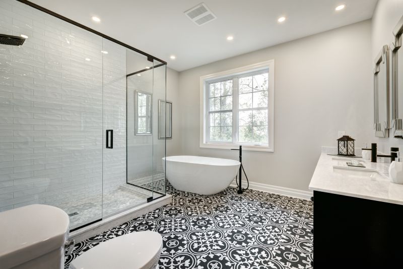 Open Concept Shower Space