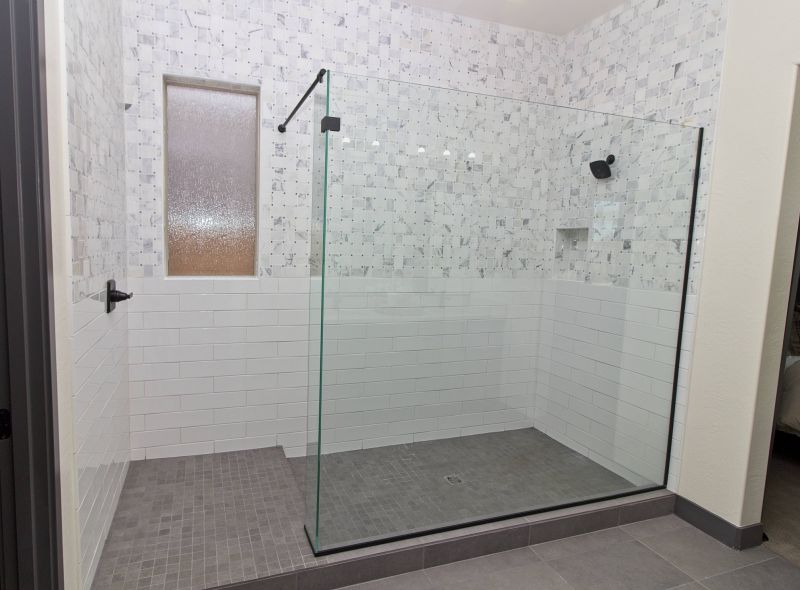 Tile Patterned Shower Floor
